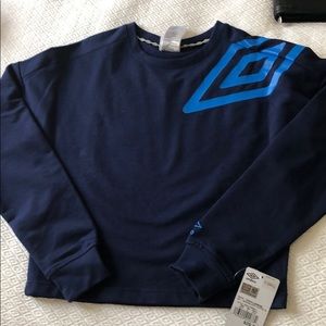 Cropped Umbro brand sweatshirt
